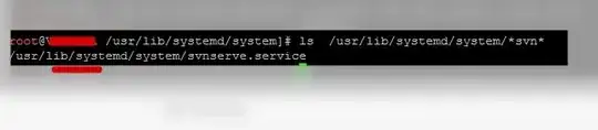 screenshot for ls  /usr/lib/systemd/system/*svn*