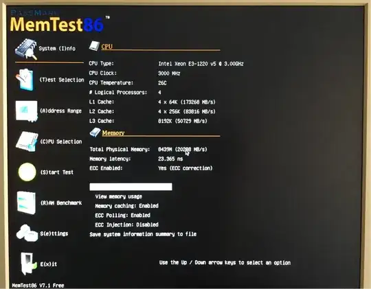 memtest86 result