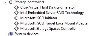 Device manager not showing storage controller