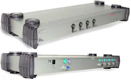 ATEN brand 4-port KVM Switch