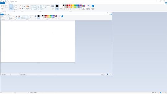 MS Paint showing own screenshot sized 1920x1080 but scaled down