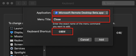 Creating new App shortcut remap