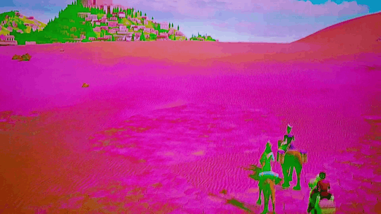 Pink saturated image
