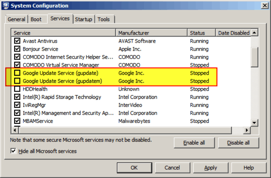 System Configuration