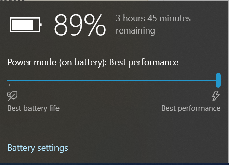 Battery Mode