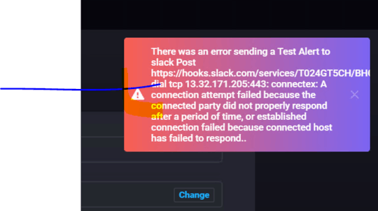 error details