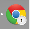 Chrome with numeral 1