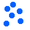 Blue dots in PNG form