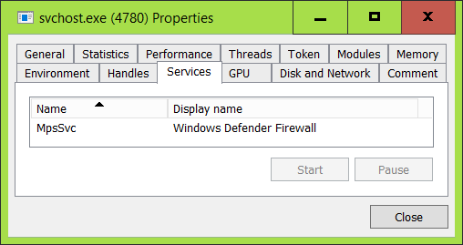 Windows Defender Firewall (MpsSvc)