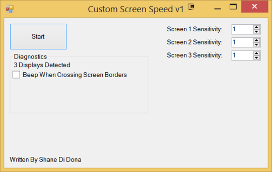 Custom Screen Speed