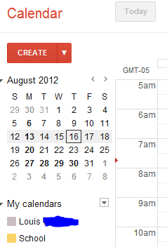 Multiple Google Account calendars