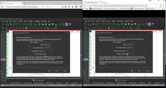 screenshot comparison of video rendered on Firefox and Chrome