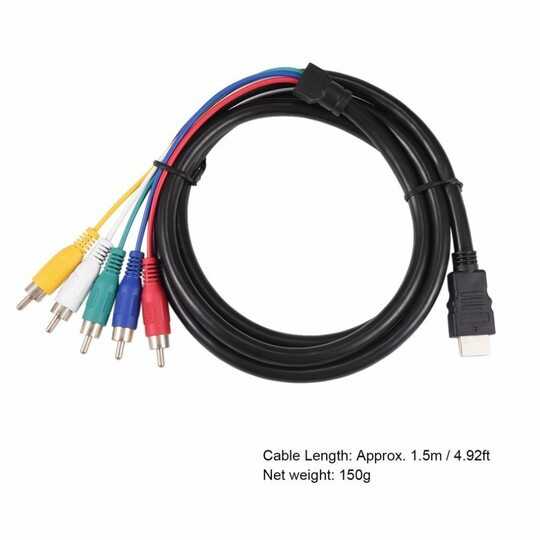 component + audio cable