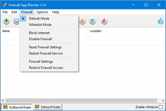 Firewall App Blocker- White-list