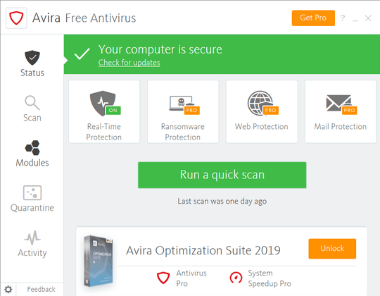 Avira Free Antivirus 