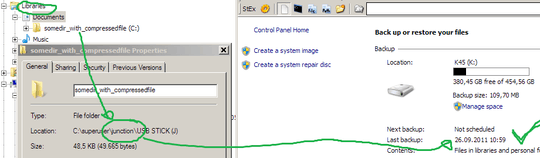 with junction, backup works