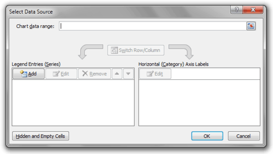 select data dialog