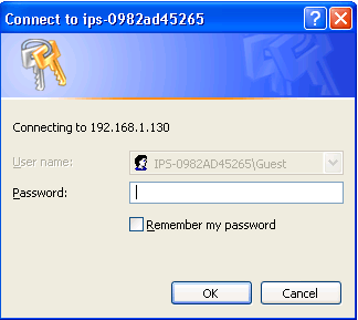 Windows XP Login Prompt