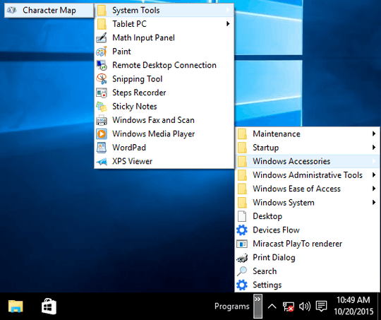 Win10 - Expandable Folders