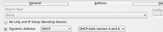 DHCP bond