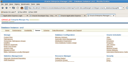 Oracle Enterprise Manager