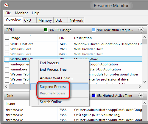 Resource Monitor