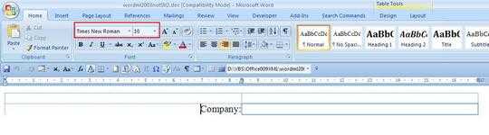 Office WordML XML File