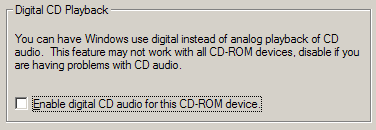 Unchecked digital audio input