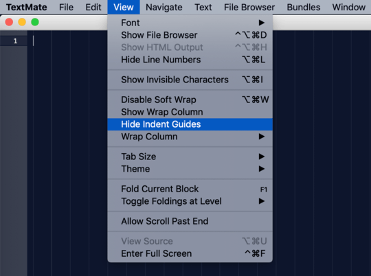 TextMate Indent Guides