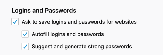 Logins and Password