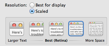 Displays - Scaled - More Space