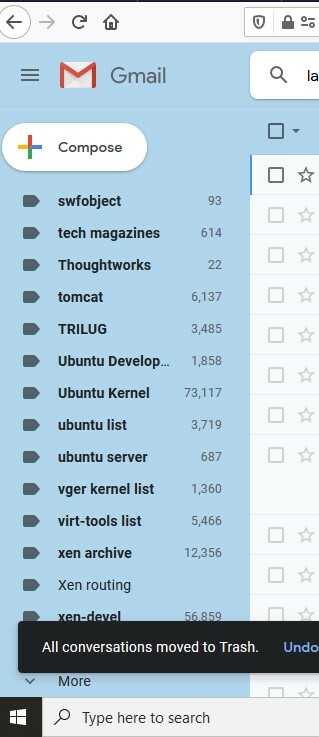 70K emails from various mailing lists and kernel groups