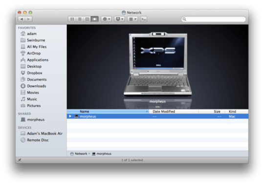 Custom Network Device Image in Mac OS X