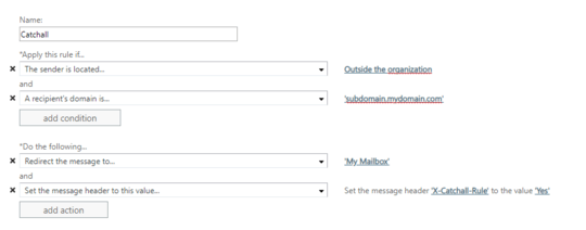 Mail Flow Configuration