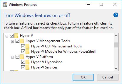 Add/Remove Windows Features