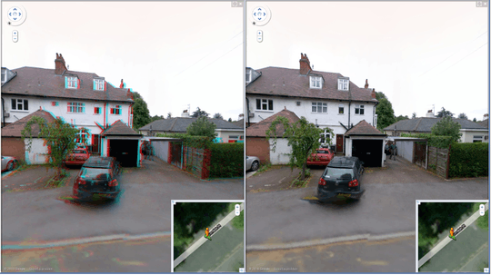 Google Maps 3D mode on and off