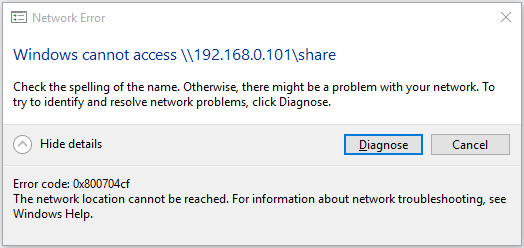 Network Error