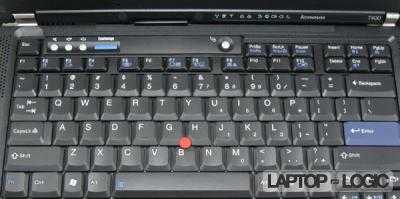 LaptopLogic photograph of the keyboard