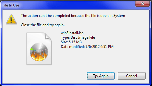 Windows Explorer Error