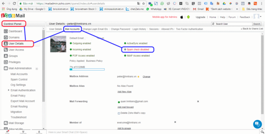 https://help.zoho.com/portal/community/topic/how-to-turn-off-spam-filtering-for-zoho-mail