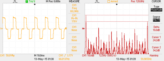 poor-quality mid-range UPS output