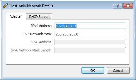 Host-Only Network Details
