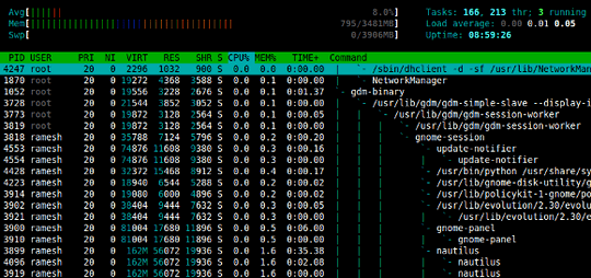 ss of htop