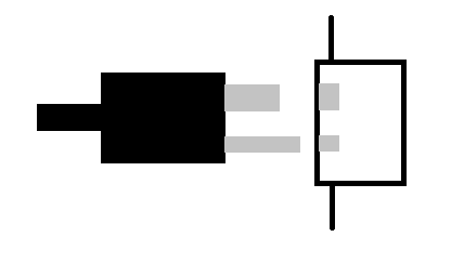 Side-view of grounded photo showing the order of conductor connection