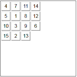 easy 15 puzzle