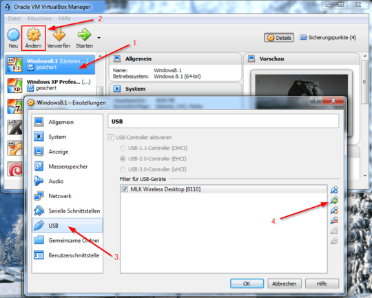 add usb filter to vm by settings dialog