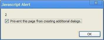 prevent additional dialogs