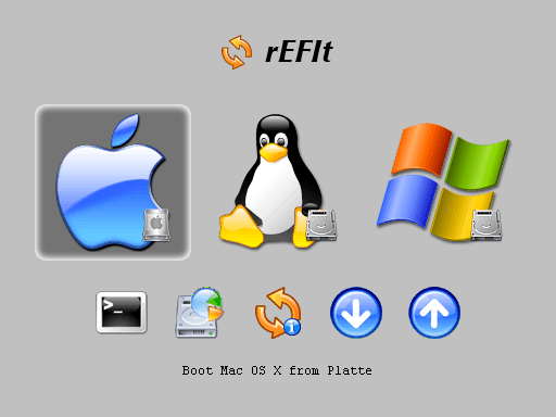 rEFIt Screenshot