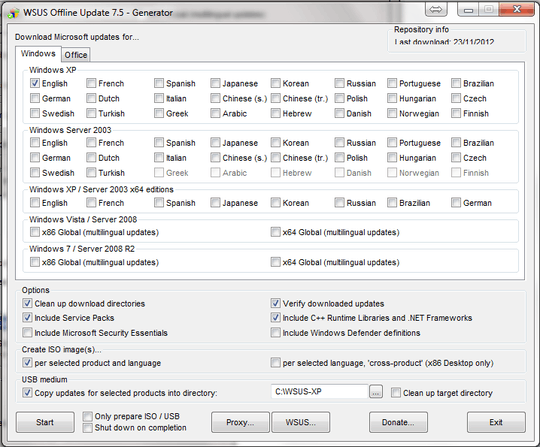 WSUS Populating