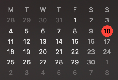 A proper calendar